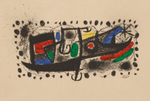 Composition pour „Joan Miró und Katalonien“.