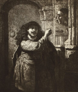 Der Fremde an der Haustür.