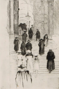 „Aufgang zum Vatikan“ – Rom „St. Peter“.