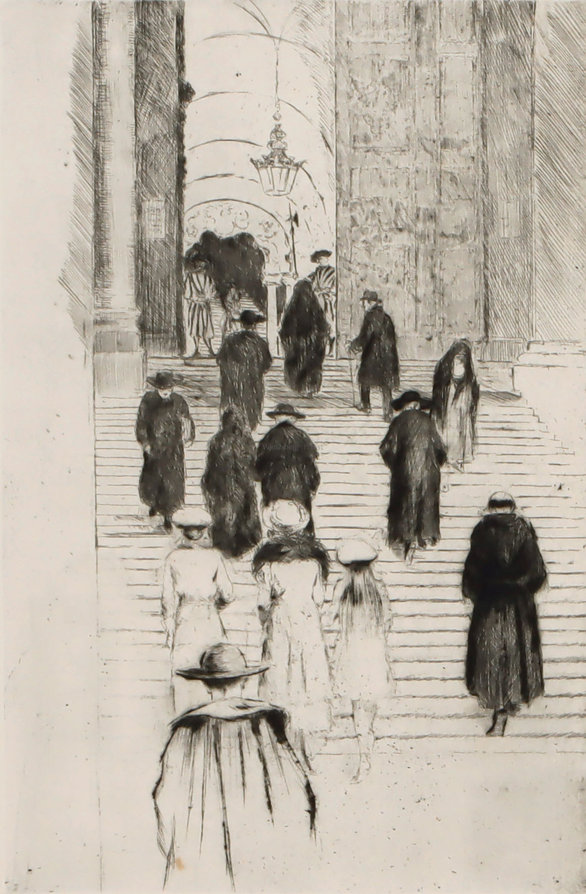 „Aufgang zum Vatikan“ – Rom „St. Peter“.