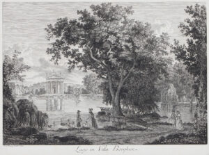 Cascatella di Tivoli – Tivoli – Terme di Caracalla – Lago in Villa Borghese – Avanzi della Villa di M. Bruto a Tivoli.