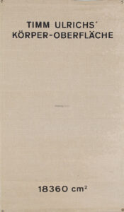 Selbstporträt. Körper-Kunst-Objekt.