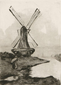 Holländische Mühle.