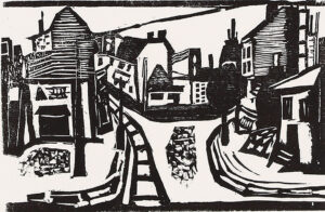 Kleine Stadtlandschaft.