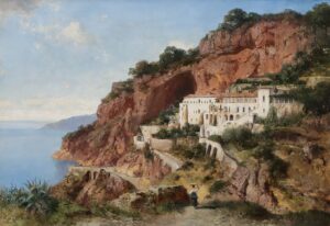 Blick auf das Kapuzinerkloster in Amalfi.