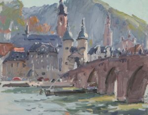 Bei der Alten Brücke in Heidelberg.