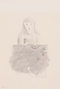 Weibliche Figur (frontal).