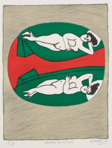 „Nu dans un miroir“.