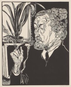 „Bildnis Carl Sternheim“ – Christian Rohlfs.