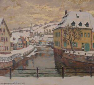 Grötzingen im Winter.