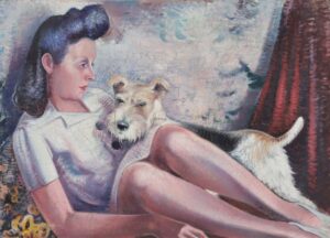 „Frau mit Hund“.