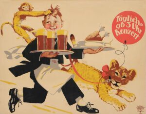 Veranstaltungs-, Tourismuswerbeplakate und Politplakat.