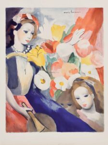Filles avec Fleurs.