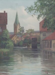 Der Padeausfluß in Paderborn,