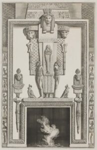 Cheminée à l’Egyptienne.
