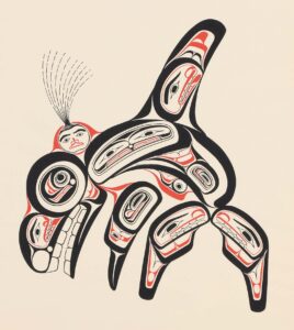 „Haida Killer Whale – SKAANA“.