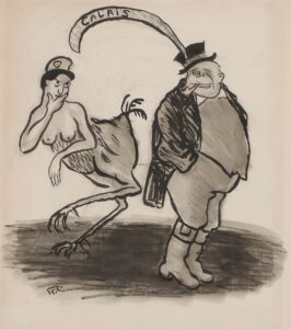 „John Bull in Calais“.