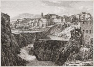 A Civita Castellane – Sepolcro a Falerium città Etrusca ditrutta – Rovine cagionate in Tivoli.