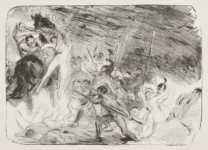 Penthesilea – Hektors Kampf mit Ajax.