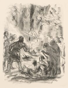 Illustrationen zu J. F. Coopers Lederstrumpf-Erzählungen.