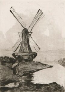 Holländische Mühle.