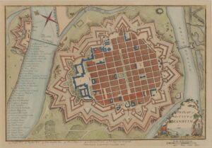 Mannheim: „A Plan of the City of Manheim“.